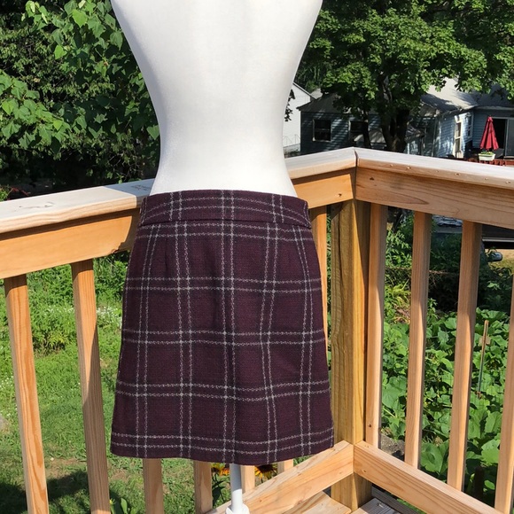 Ann Taylor loft plaid skirt - Picture 3 of 3